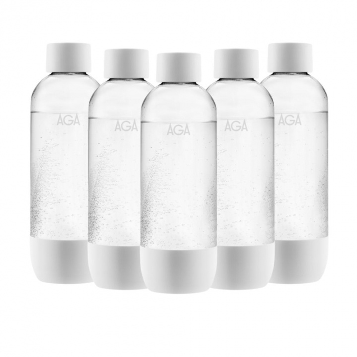 KORT DATUM! 5-pack AGA AQVIA PET-flaska, 1L (Vit) ryhmässä KOTI, TALOUS JA PUUTARHA / Kodinkoneet / Vesi ja mehu / Hiilihapotuslaitteet / Tarvikkeet @ TP E-commerce Nordic AB (38-21822PKT4)