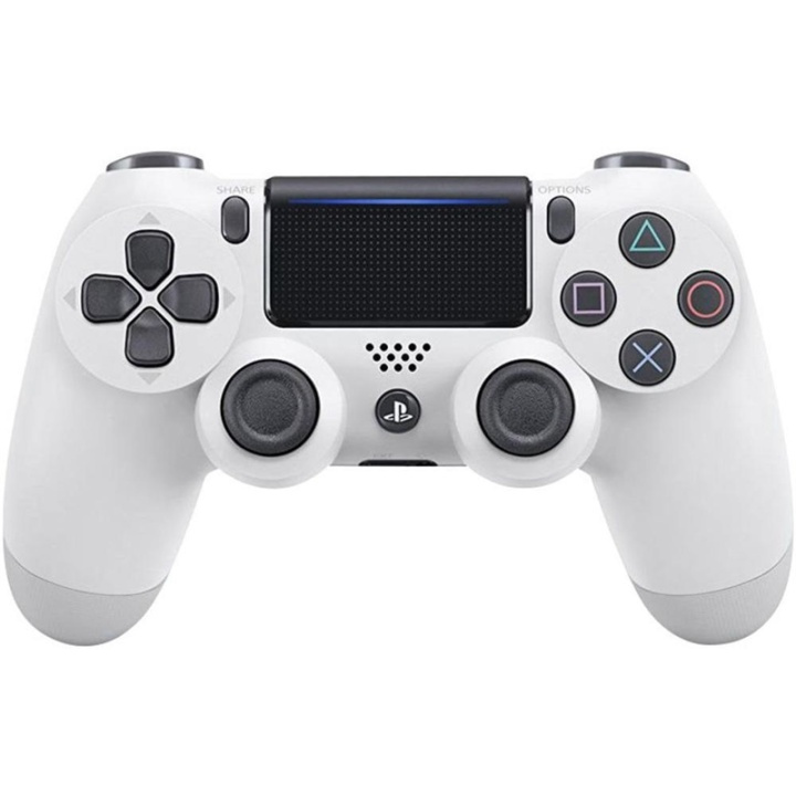 Sony DualShock 4 V2 (PS4) (Original) Vit ryhmässä KODINELEKTRONIIKKA / Pelikonsolit & Tarvikkeet / Sony PlayStation 4 @ TP E-commerce Nordic AB (38-27988)