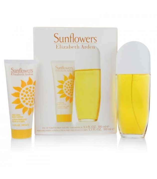 Giftset Elizabeth Arden Sunflowers Edt 100ml + Body Lotion ryhmässä KAUNEUS JA TERVEYS / Tuoksut & Parfyymit / Parfyymit / Hajuvesiboksit @ TP E-commerce Nordic AB (38-57150)