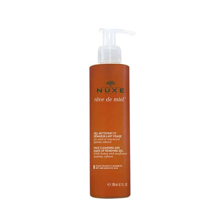 Nuxe Reve de Miel Face Cleansing & Make Up Removing Gel 200ml ryhmässä KAUNEUS JA TERVEYS / Ihonhoito / Kasvot / Puhdistus @ TP E-commerce Nordic AB (38-58902)