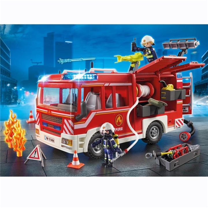 Playmobil Brandbil ryhmässä LELUT, TUOTTEET LAPSILLE JA VAUVOILLE / Leikkikalut, Askartelu &Pelit / Figuurit, miniatyyrit ja tarvikkeet @ TP E-commerce Nordic AB (38-66705)