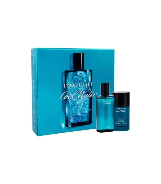 Giftset Davidoff Cool Water Edt 75ml + Deostick 75 ml ryhmässä KAUNEUS JA TERVEYS / Tuoksut & Parfyymit / Parfyymit / Hajuvesiboksit @ TP E-commerce Nordic AB (38-67562)