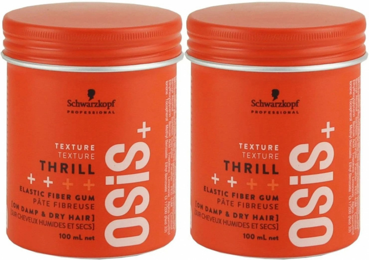 2-pack Schwarzkopf Osis Thrill 100ml ryhmässä KAUNEUS JA TERVEYS / Hiukset &Stailaus / Hiusten stailaus / Karvanpoistovaha @ TP E-commerce Nordic AB (38-67992)