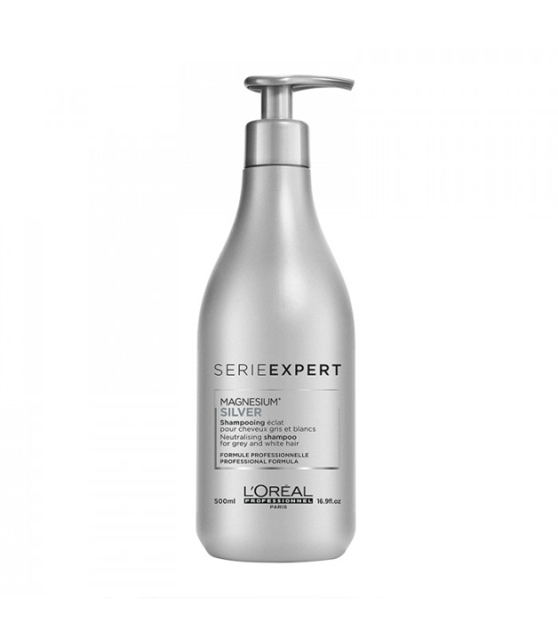 LOreal Silver Shampoo 500ml ryhmässä KAUNEUS JA TERVEYS / Hiukset &Stailaus / Hiustenhoito / Hiusväri / Hopeinen shampoo @ TP E-commerce Nordic AB (38-68179)