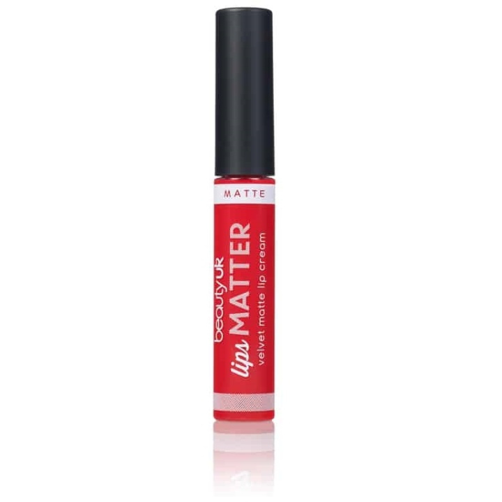 Beauty UK Lips Matter - No.2 Radical Red 8g ryhmässä KAUNEUS JA TERVEYS / Meikit / Huulet / Huulipuna @ TP E-commerce Nordic AB (38-68423)