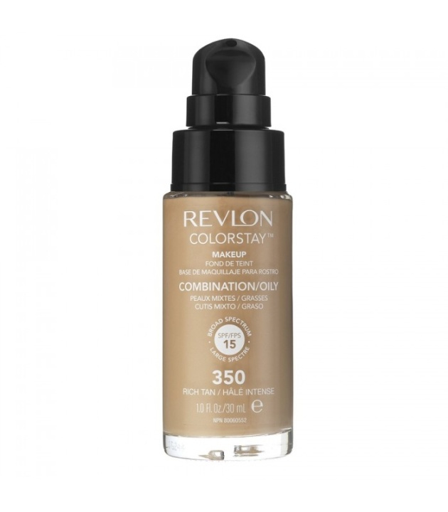 Revlon Colorstay Makeup Combination/Oily Skin - 350 Rich Tan 30ml ryhmässä KAUNEUS JA TERVEYS / Meikit / Meikit Kasvot / Meikkivoide @ TP E-commerce Nordic AB (38-69110)