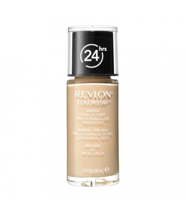 Revlon Colorstay Makeup Normal/Dry Skin - 200 Nude 30ml ryhmässä KAUNEUS JA TERVEYS / Meikit / Meikit Kasvot / Meikkivoide @ TP E-commerce Nordic AB (38-69116)