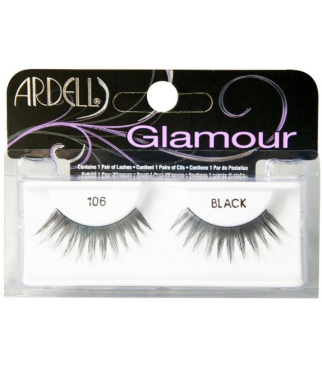 Ardell Glamour Lashes 106 Black ryhmässä KAUNEUS JA TERVEYS / Meikit / Silmät ja kulmat / Irtoripset @ TP E-commerce Nordic AB (38-69694)