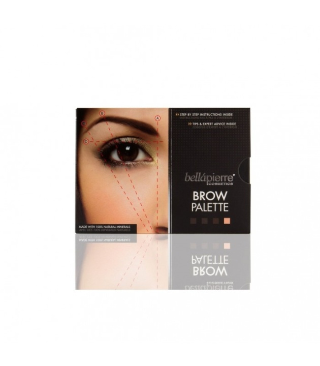 Bellapierre Brow palette ryhmässä KAUNEUS JA TERVEYS / Meikit / Silmät ja kulmat / Kulmakitti @ TP E-commerce Nordic AB (38-69843)