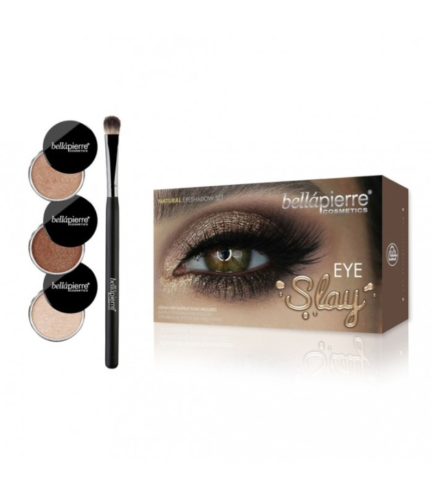 Bellapierre Eye Slay Kit - Natural ryhmässä KAUNEUS JA TERVEYS / Meikit / Silmät ja kulmat / Luomivärit @ TP E-commerce Nordic AB (38-69901)