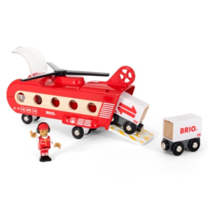 Brio 33886 Transporthelikopter ryhmässä LELUT, TUOTTEET LAPSILLE JA VAUVOILLE / Leikkikalut, Askartelu &Pelit / Rakennuslelut / Brio junaradat @ TP E-commerce Nordic AB (38-70219)