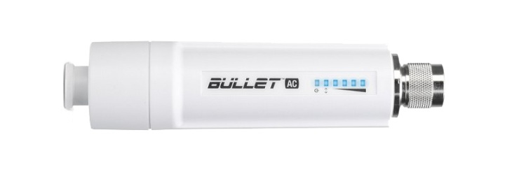 Ubiquiti airMAX Bullet AC radiolinkki, 300+ Mbps, vedenkestävä, valk. ryhmässä TIETOKOONET & TARVIKKEET / Verkko / Tukiasemat @ TP E-commerce Nordic AB (38-71992)