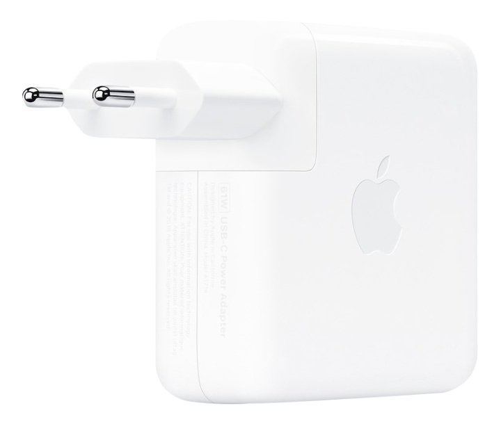 Apple USB-C - strömadapter - 61 Watt, Vit ryhmässä TIETOKOONET & TARVIKKEET / Kannettavat tietokoneet & tarvikkeet / Laturi / Seinälaturi / Apple @ TP E-commerce Nordic AB (38-77031)