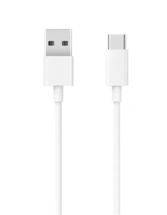 Ladd- och synkroniseringskabel USB-A till USB-C, 1m, Vit ryhmässä ÄLYPUHELIMET JA TABLETIT / Laturit & Kaapelit / Kaapelit / Tyyppi C -kaapelit @ TP E-commerce Nordic AB (38-84424)