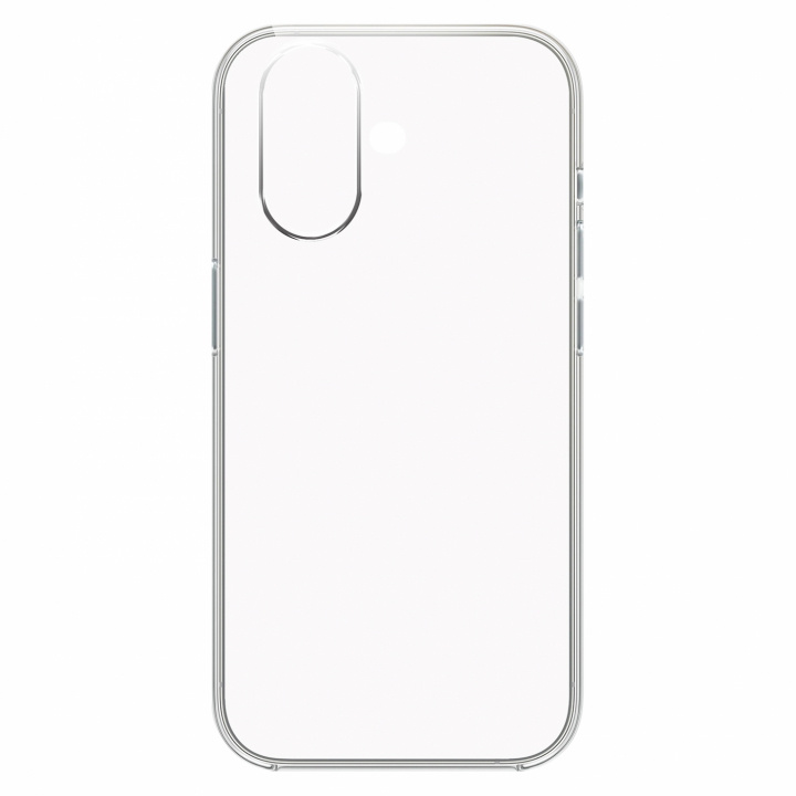 iPhone 16 Plus ohut kotelo, pehmeä TPU-suoja, läpinäkyvä ryhmässä ÄLYPUHELIMET JA TABLETIT / Puhelimen suojakotelo / Apple / iPhone 16 @ TP E-commerce Nordic AB (38-84443)