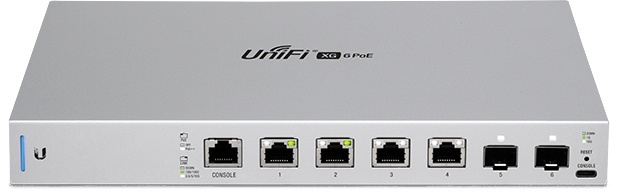 Ubiquiti Unifi Switch 10 Gigabit 6-port 802.3bt ryhmässä TIETOKOONET & TARVIKKEET / Verkko / Kytkimet / 10GbE @ TP E-commerce Nordic AB (38-85877)