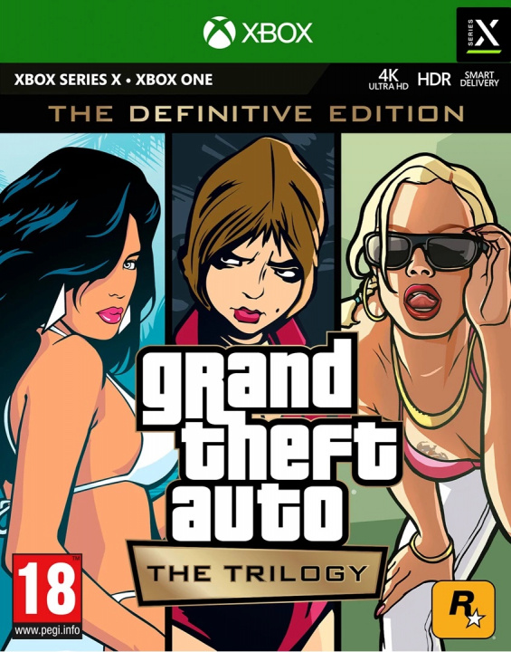 Grand Theft Auto Trilogy - The Definitive Edition for Xbox ryhmässä KODINELEKTRONIIKKA / Pelikonsolit & Tarvikkeet / Xbox One @ TP E-commerce Nordic AB (38-86743)