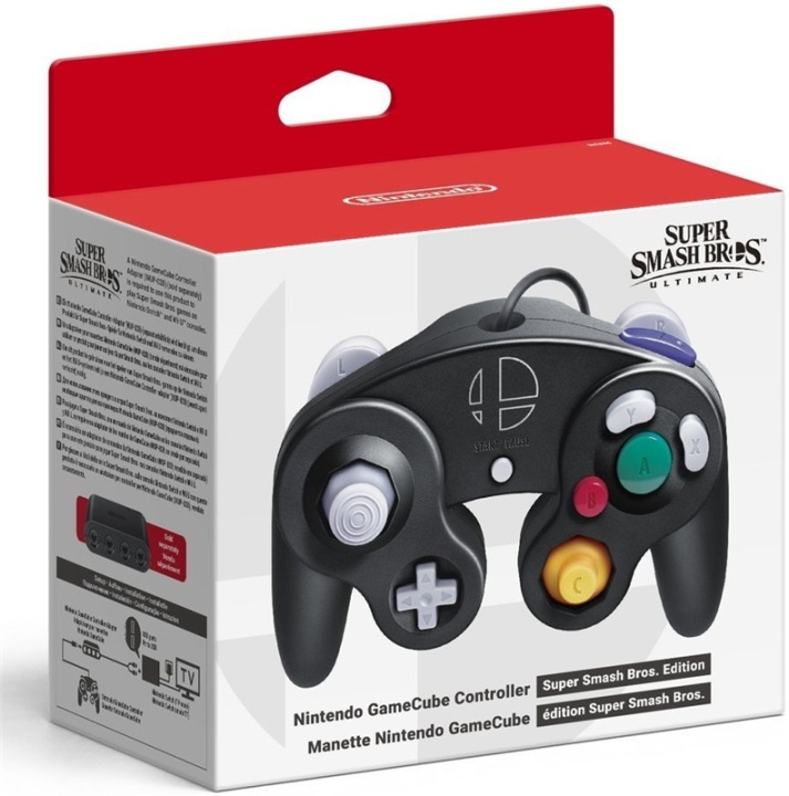 Nintendo GameCube Controller Super Smash Bros Edt (Nintendo Switch) ryhmässä KODINELEKTRONIIKKA / Pelikonsolit & Tarvikkeet / Nintendo Switch / Tarvikkeet @ TP E-commerce Nordic AB (38-88561)