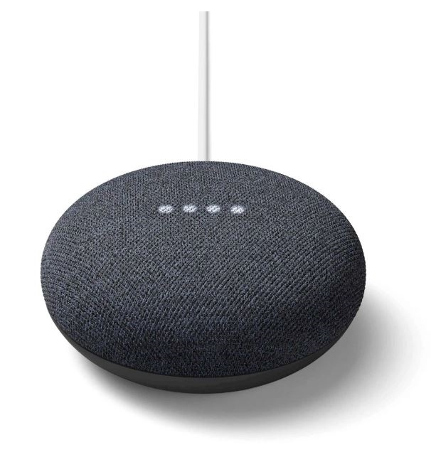 Google Nest Mini Gen 2, Charcoal ryhmässä KOTI, TALOUS JA PUUTARHA / Älykodit / Älykodin järjestelmät @ TP E-commerce Nordic AB (38-89023)