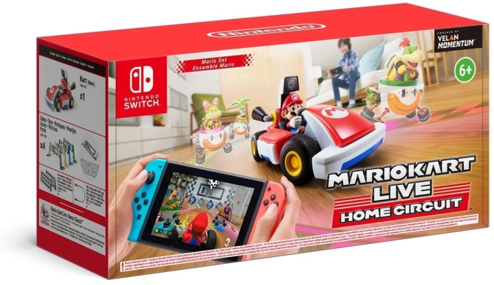 Nintendo Mario Kart Live Home Circuit Mario Edition ryhmässä KODINELEKTRONIIKKA / Pelikonsolit & Tarvikkeet / Nintendo Switch / Tarvikkeet @ TP E-commerce Nordic AB (38-89756)