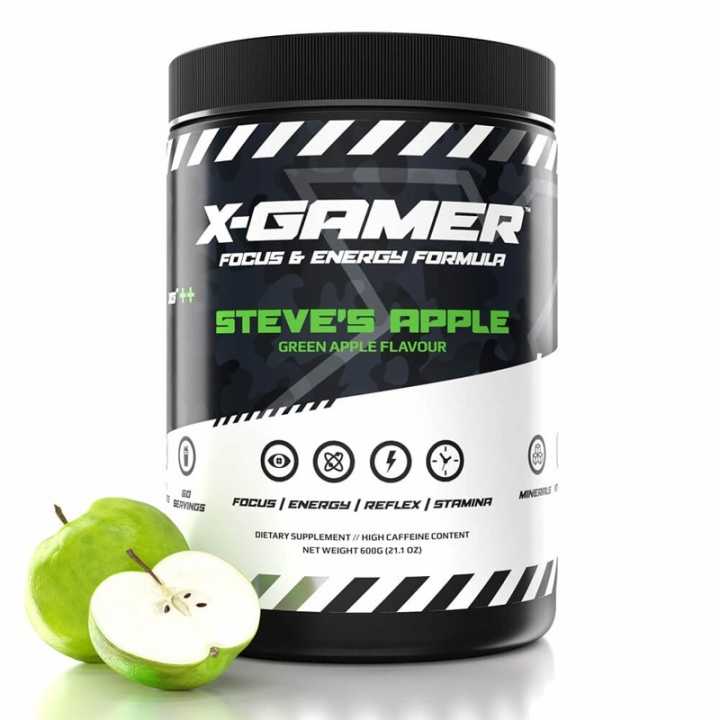 X-GAMER X-Shotz Steve\'s Apple 600g ryhmässä TIETOKOONET & TARVIKKEET / GAMING / Pelaajien energiajuomat @ TP E-commerce Nordic AB (38-91537)