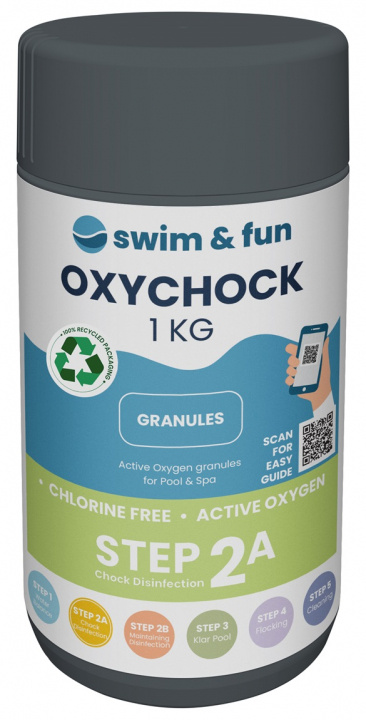 OxyChock Pool & Spa 1 kg ryhmässä KOTI, TALOUS JA PUUTARHA / Puutarhatuotteet / Uima-allas & Tarvikkeet / #SAKNAS! @ TP E-commerce Nordic AB (38-95675)