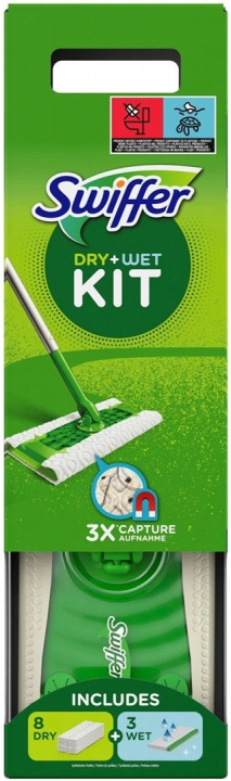 Swiffer Floor Mop Startkit ryhmässä KOTI, TALOUS JA PUUTARHA / Siivoustuotteet / Siivoustarvikkeet @ TP E-commerce Nordic AB (38-97620)