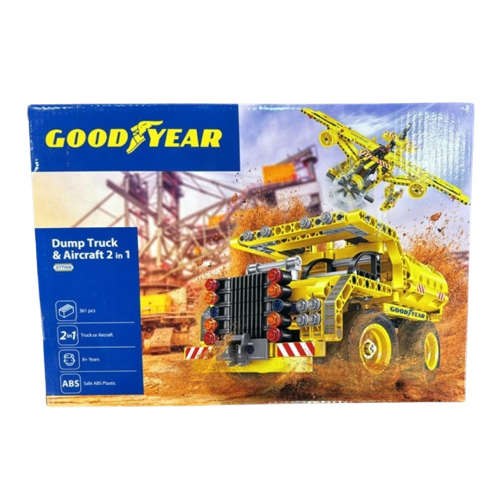 Goodyear licenced Lego - 2 i 1 - Dumper och Flygplan ryhmässä LELUT, TUOTTEET LAPSILLE JA VAUVOILLE / Leikkikalut, Askartelu &Pelit / Rakennuslelut / Lego @ TP E-commerce Nordic AB (38-97627)