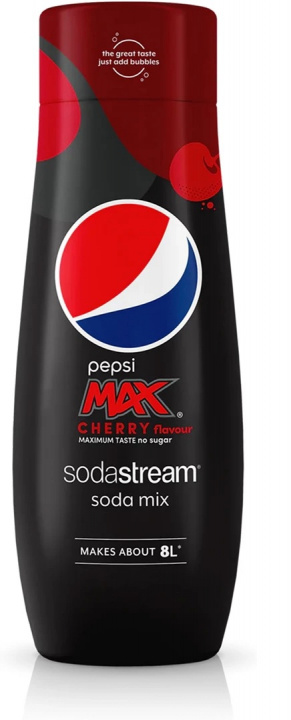 SodaStream Pepsi Max Kirsikka ryhmässä KOTI, TALOUS JA PUUTARHA / Kodinkoneet / Vesi ja mehu / Hiilihapotuslaitteet / Mausteet @ TP E-commerce Nordic AB (38-98475)