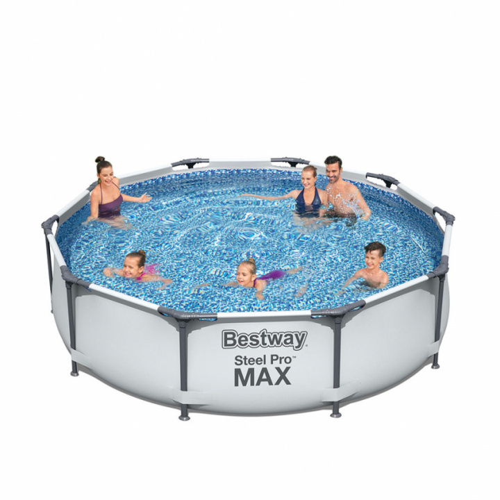 Bestway Pool Steel Pro Max, 366x76cm ryhmässä KOTI, TALOUS JA PUUTARHA / Puutarhatuotteet / Uima-allas & Tarvikkeet / Pooler @ TP E-commerce Nordic AB (38-99573)