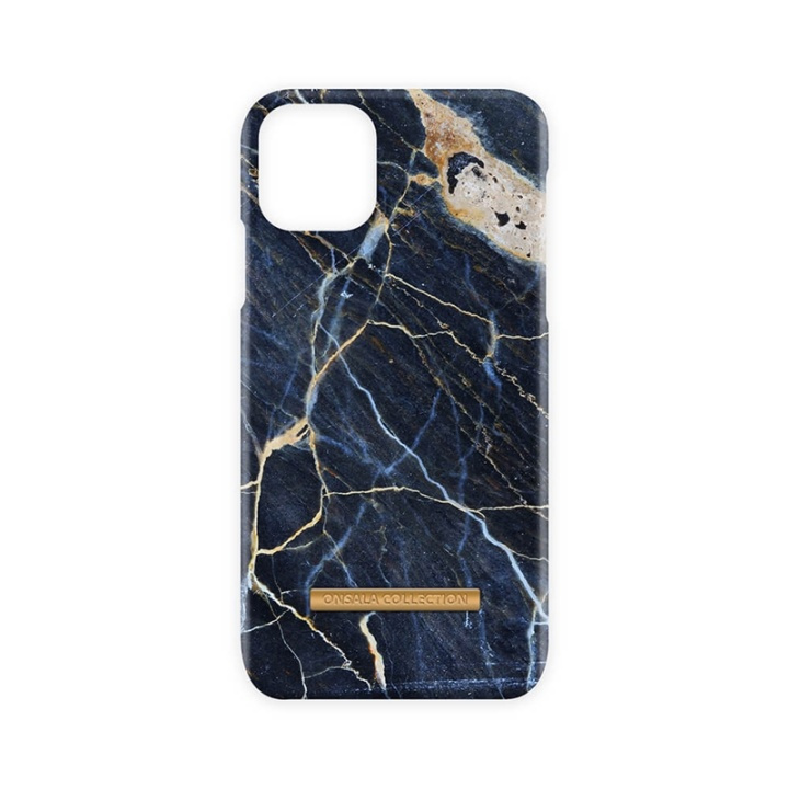 Onsala COLLECTION Suojakuori Matta Black Galaxy Marble iPhone 11 Pro Max ryhmässä ÄLYPUHELIMET JA TABLETIT / Puhelimen suojakotelo / Apple / iPhone 11 Pro Max / Kuoret @ TP E-commerce Nordic AB (A00249)