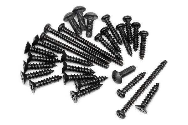 Screw Set (28Pcs) ryhmässä LELUT, TUOTTEET LAPSILLE JA VAUVOILLE / Radio-ohjattava / Varaosat ja lisävarusteet / HPI / Ruuvit/Kiinnikkeet / Ruuvit @ TP E-commerce Nordic AB (A01656)