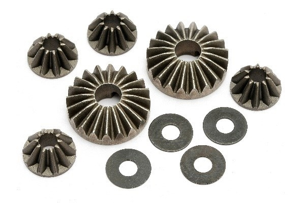 Hard Differential Gear Set ryhmässä LELUT, TUOTTEET LAPSILLE JA VAUVOILLE / Radio-ohjattava / Varaosat ja lisävarusteet / HPI / Varaosat ja tuunaus / Voimansiirto @ TP E-commerce Nordic AB (A01681)