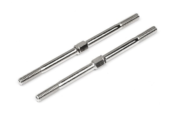 4*83Mm Steering Link Turnbuckle (2Pcs) ryhmässä LELUT, TUOTTEET LAPSILLE JA VAUVOILLE / Radio-ohjattava / Varaosat ja lisävarusteet / HPI / Vakiovarusteet ja tuunaus / Ohjaustanko @ TP E-commerce Nordic AB (A01703)