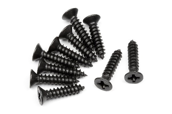 Tp. Flat Head Screw M3*14Mm (10Pcs) ryhmässä LELUT, TUOTTEET LAPSILLE JA VAUVOILLE / Radio-ohjattava / Varaosat ja lisävarusteet / HPI / Ruuvit/Kiinnikkeet / Ruuvit @ TP E-commerce Nordic AB (A01760)