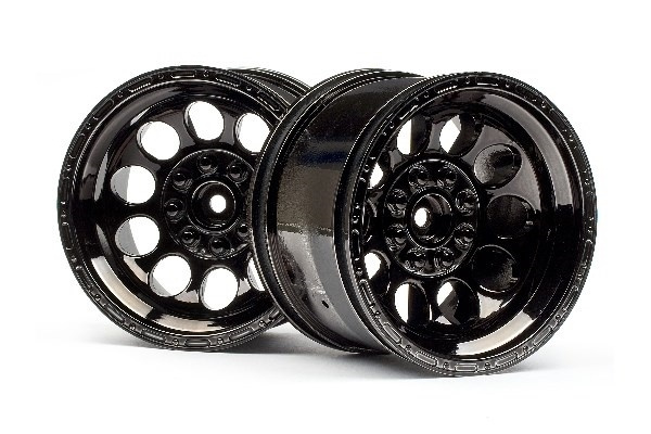 Bullet St Wheels Black Chrome (Pr) ryhmässä LELUT, TUOTTEET LAPSILLE JA VAUVOILLE / Radio-ohjattava / Varaosat ja lisävarusteet / HPI / Vanteet / Offroad @ TP E-commerce Nordic AB (A01767)