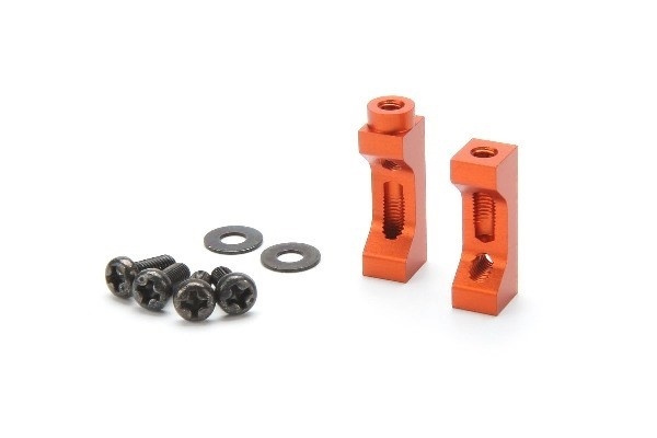 Aluminium Servo Mount Set (Orange) ryhmässä LELUT, TUOTTEET LAPSILLE JA VAUVOILLE / Radio-ohjattava / Varaosat ja lisävarusteet / HPI / Varaosat ja tuunaus / Iskunvaimentimet @ TP E-commerce Nordic AB (A02036)