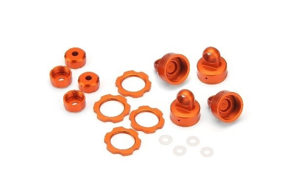 Shock Color Parts Set (Orange) ryhmässä LELUT, TUOTTEET LAPSILLE JA VAUVOILLE / Radio-ohjattava / Varaosat ja lisävarusteet / HPI / Varaosat ja tuunaus / Iskunvaimentimet @ TP E-commerce Nordic AB (A02084)