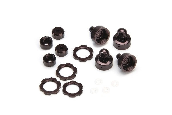 Shock Color Parts Set (Dark Brown Anodized) ryhmässä LELUT, TUOTTEET LAPSILLE JA VAUVOILLE / Radio-ohjattava / Varaosat ja lisävarusteet / HPI / Varaosat ja tuunaus / Iskunvaimentimet @ TP E-commerce Nordic AB (A02086)