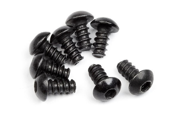 Tp. Button Head Screw M3X6Mm (Hex Socket/8Pcs) ryhmässä LELUT, TUOTTEET LAPSILLE JA VAUVOILLE / Radio-ohjattava / Varaosat ja lisävarusteet / HPI / Ruuvit/Kiinnikkeet / Ruuvit @ TP E-commerce Nordic AB (A02094)