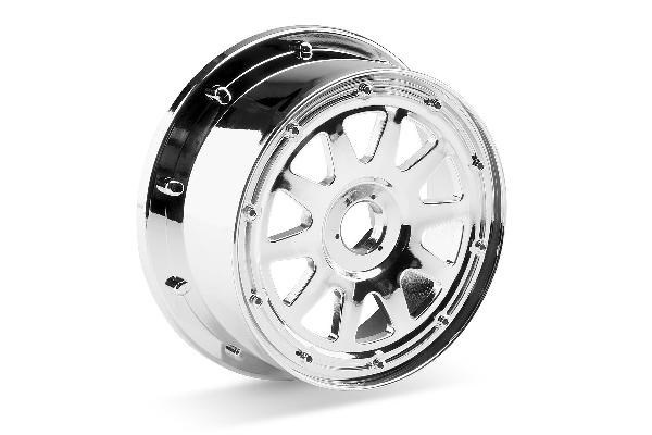 Tr-10 Wheel Chrome (120X65Mm/-10Mm Offset) ryhmässä LELUT, TUOTTEET LAPSILLE JA VAUVOILLE / Radio-ohjattava / Varaosat ja lisävarusteet / HPI / Vanteet / Offroad @ TP E-commerce Nordic AB (A02146)