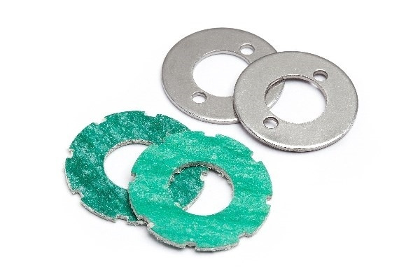 Slipper Clutch Plate/Pad Set ryhmässä LELUT, TUOTTEET LAPSILLE JA VAUVOILLE / Radio-ohjattava / Varaosat ja lisävarusteet / HPI / Varaosat ja tuunaus / Voimansiirto @ TP E-commerce Nordic AB (A02201)