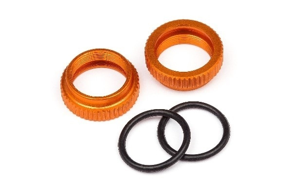 Aluminum Shock Adjuster (Orange/2Pcs) ryhmässä LELUT, TUOTTEET LAPSILLE JA VAUVOILLE / Radio-ohjattava / Varaosat ja lisävarusteet / HPI / Varaosat ja tuunaus / Iskunvaimentimet @ TP E-commerce Nordic AB (A02389)