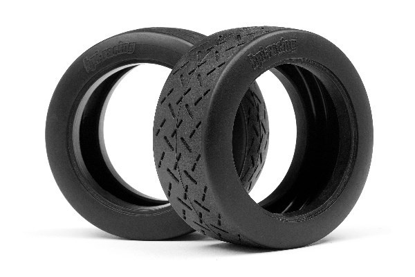 WR8 Tarmac Tire D Comp (2.2inch/57X80Mm/2Pcs) ryhmässä LELUT, TUOTTEET LAPSILLE JA VAUVOILLE / Radio-ohjattava / Varaosat ja lisävarusteet / HPI / Renkaat / Offroad @ TP E-commerce Nordic AB (A02393)