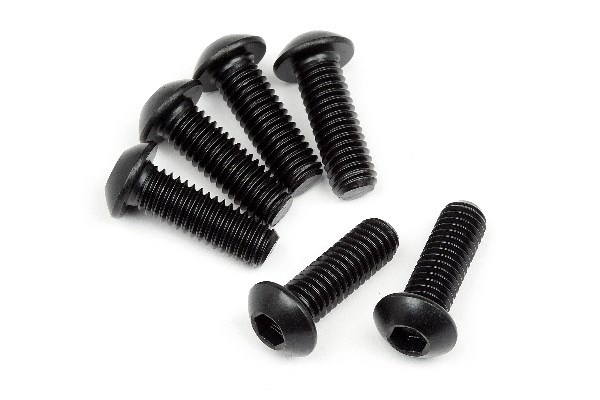 Button Head Screw M6X18Mm (Hex Socket) (6Pcs) ryhmässä LELUT, TUOTTEET LAPSILLE JA VAUVOILLE / Radio-ohjattava / Varaosat ja lisävarusteet / HPI / Ruuvit/Kiinnikkeet / Ruuvit @ TP E-commerce Nordic AB (A02412)