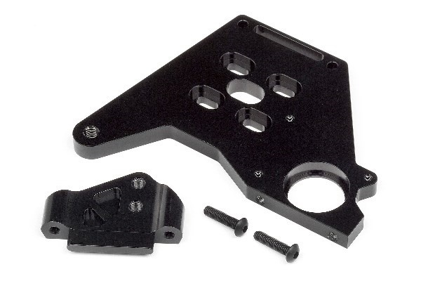 Motor Mount Set (Black) ryhmässä LELUT, TUOTTEET LAPSILLE JA VAUVOILLE / Radio-ohjattava / Varaosat ja lisävarusteet / HPI / Varaosat ja tuunaus / Alustan osat @ TP E-commerce Nordic AB (A02417)