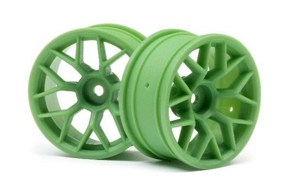 RTR Wheel 26Mm Green (6Mm Offset/2Pcs) ryhmässä LELUT, TUOTTEET LAPSILLE JA VAUVOILLE / Radio-ohjattava / Varaosat ja lisävarusteet / HPI / Vanteet / Onroad @ TP E-commerce Nordic AB (A02540)