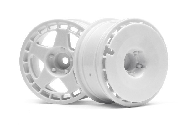 Fifteen52 Turbomac Wheel White (26Mm/2Pcs) ryhmässä LELUT, TUOTTEET LAPSILLE JA VAUVOILLE / Radio-ohjattava / Varaosat ja lisävarusteet / HPI / Vanteet / Onroad @ TP E-commerce Nordic AB (A02622)