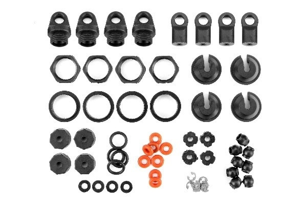 Shock Parts Set (4 Shocks) ryhmässä LELUT, TUOTTEET LAPSILLE JA VAUVOILLE / Radio-ohjattava / Varaosat ja lisävarusteet / HPI / Varaosat ja tuunaus / Iskunvaimentimet @ TP E-commerce Nordic AB (A02795)