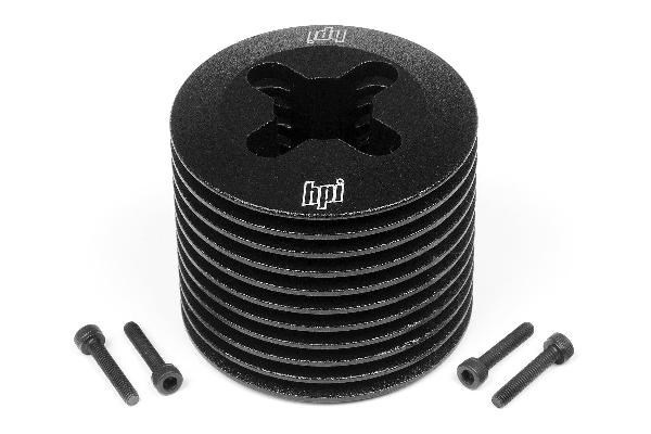 Aluminum Heatsink Head (Black/F3.5) ryhmässä LELUT, TUOTTEET LAPSILLE JA VAUVOILLE / Radio-ohjattava / Varaosat ja lisävarusteet / HPI / Moottorit / Nitro-moottorin varaosat @ TP E-commerce Nordic AB (A02859)